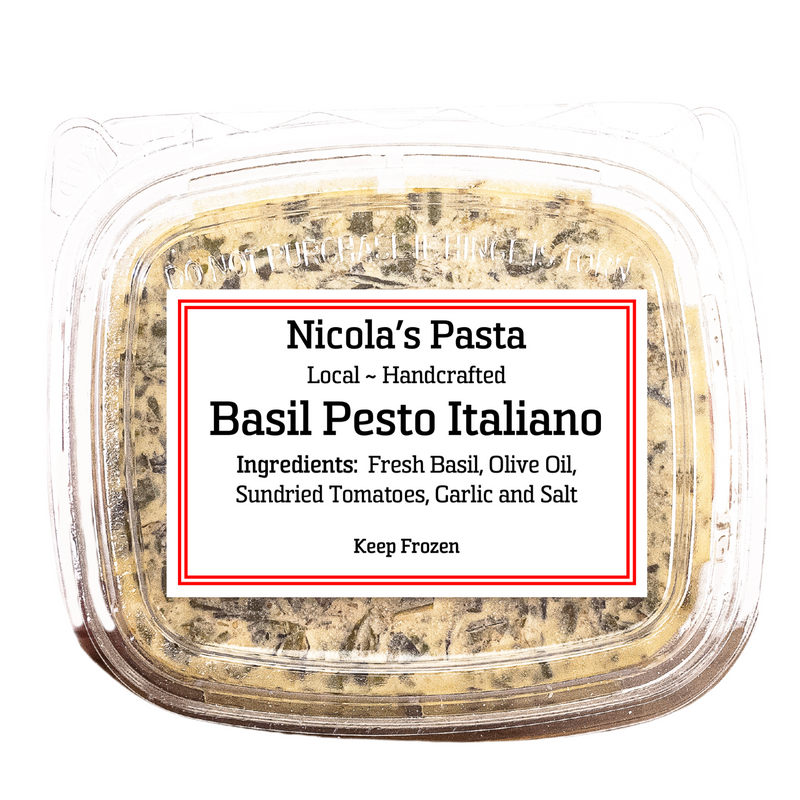 Vegan Pesto Italiano (Basil Pesto with Sundried Tomatoes) - Nicola&