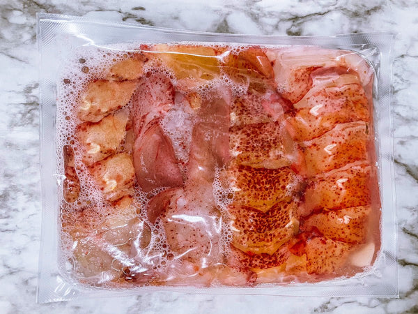 Wild Caught HPP Raw Frozen Lobster Meat, Claw Knuckle Tail, 1lb Pack - Nicola's Marketplace