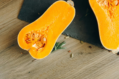 Butternut Squash Ravioli with Roasted Brussels Sprouts Recipe