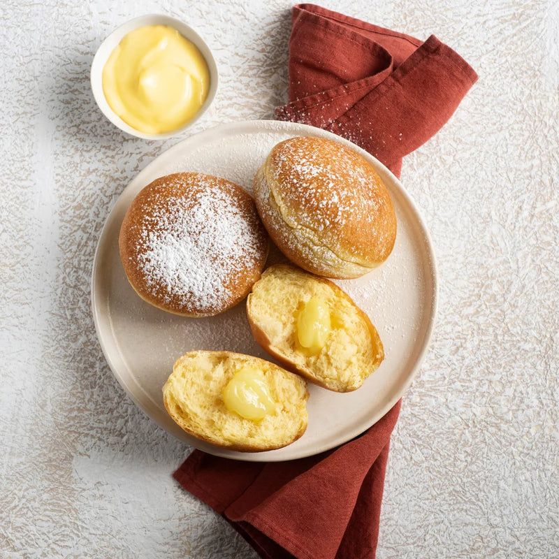 Handcrafted Pastry Cream Filled Bomboloni (Italian Donut Pastries)