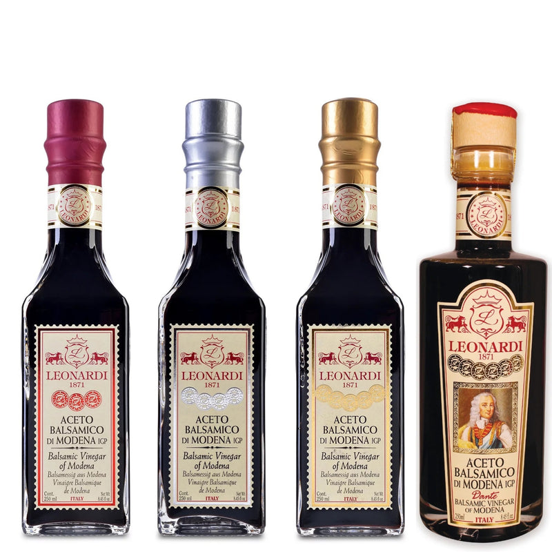 Taste of Italy Balsamic Vinegar of Modena Flight