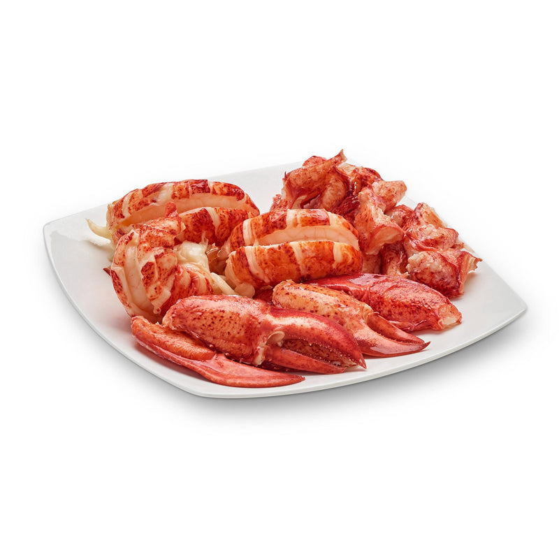 Wild Caught HPP Raw Frozen Lobster Meat, Claw Knuckle Tail, 1lb Pack