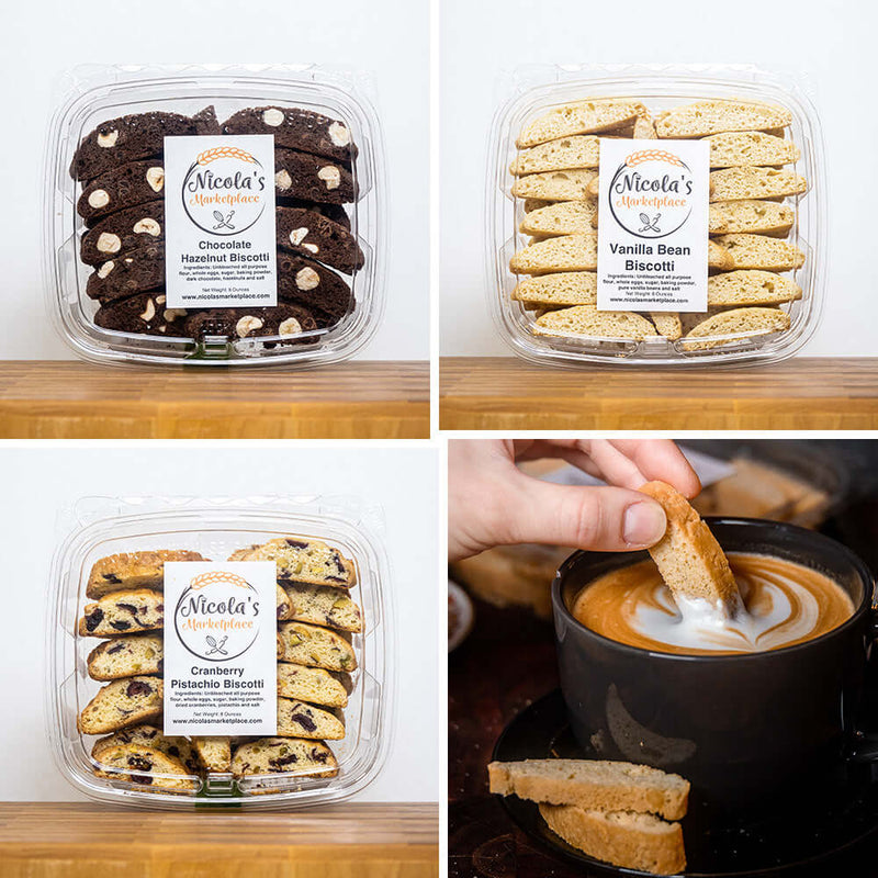 Biscotti Sampler ~ Not Your Average Biscotti Softer Texture