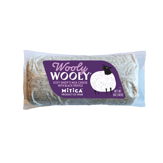 Wooly Wooly® Black Truffle Fresh Sheep’s Milk Cheese