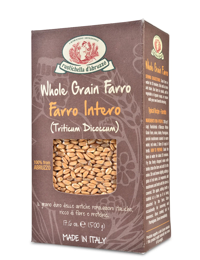 Whole Grain Farro Produced by: Rustichella d&