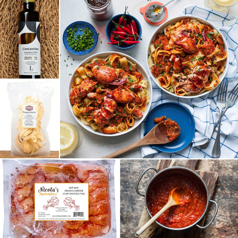 Pappardelle and Lobster Fra Diavolo Bundle - Nicola&
