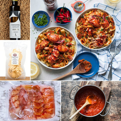 Pappardelle and Lobster Fra Diavolo Bundle - Nicola's Marketplace
