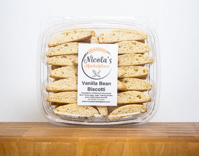 Vanilla Bean Biscotti - Nicola's Marketplace